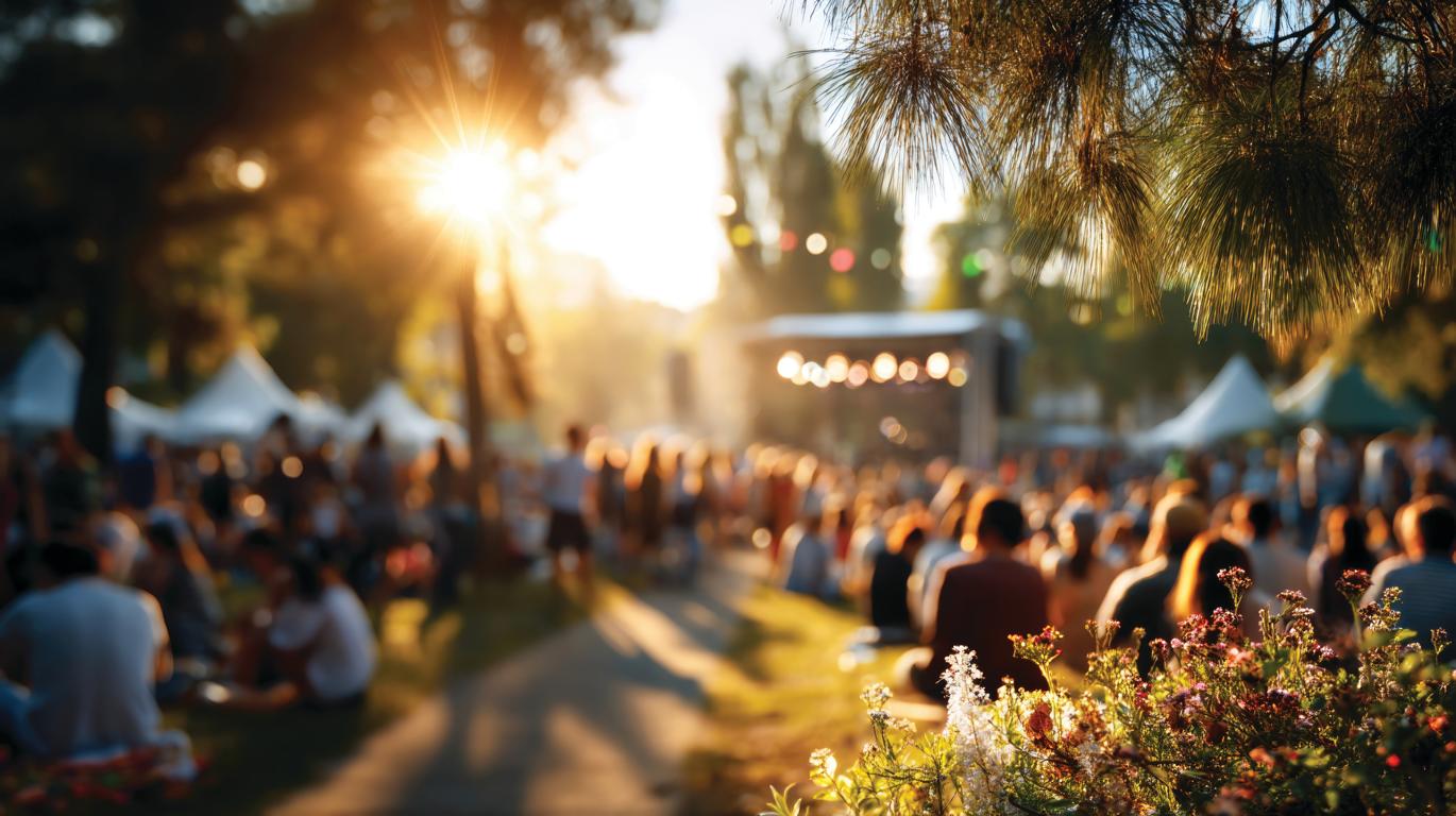  Bühne beim Familienfestival